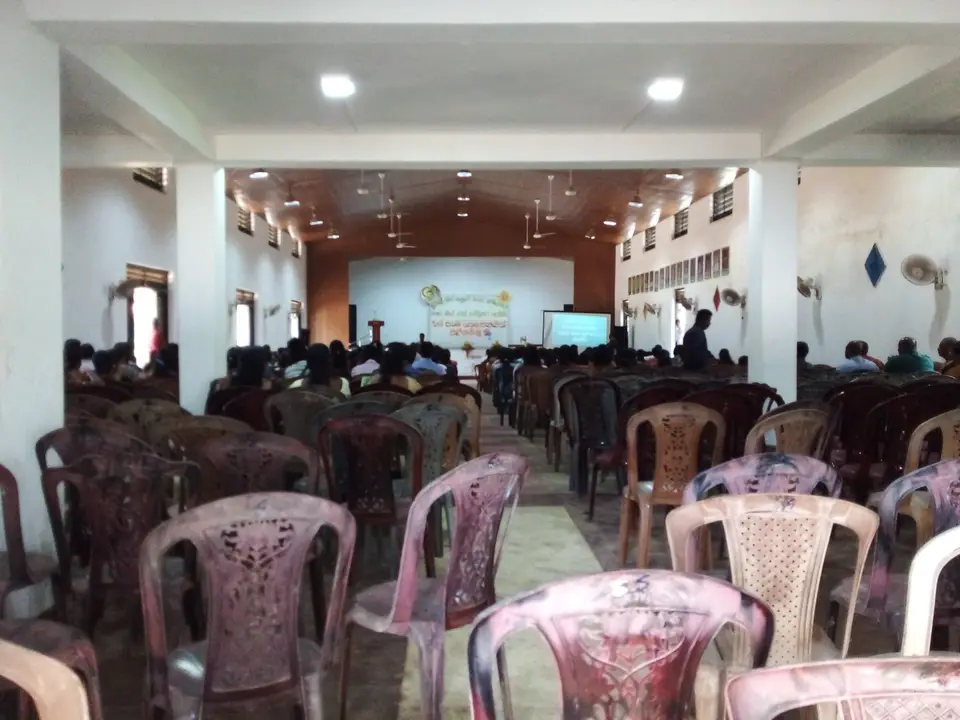 Ananda Central College, Elpitiya — stage curtain project photograph 2