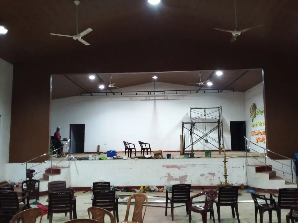 Ananda Central College, Elpitiya — stage curtain project photograph 4