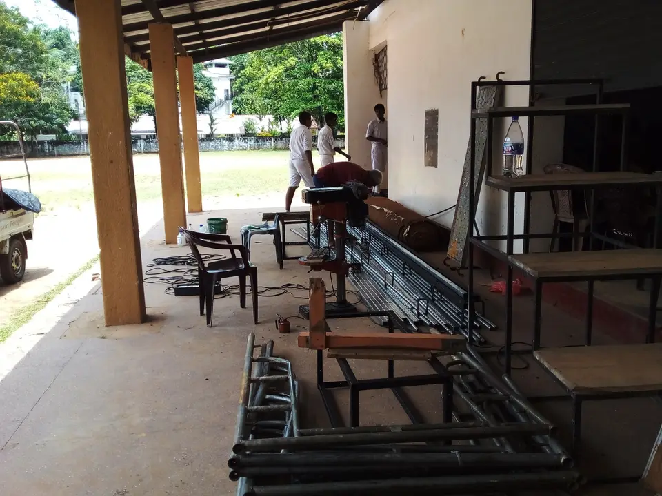 Ananda Central College, Elpitiya — stage curtain project photograph 6