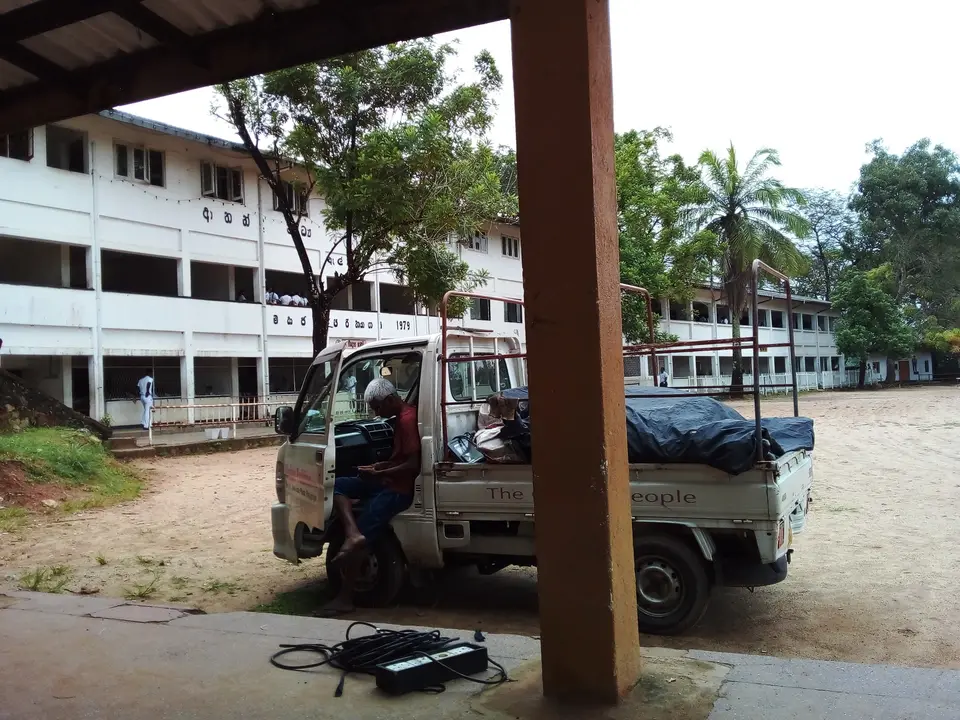 Ananda Central College, Elpitiya — stage curtain project photograph 11