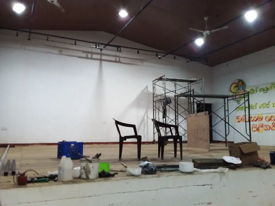 Ananda Central College, Elpitiya — stage curtain project photograph 14