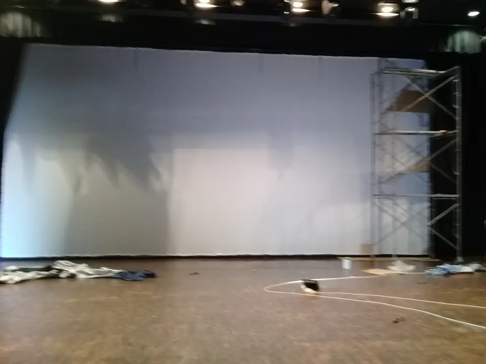Large Auditorium Stage Curtains — stage curtain project photograph 4