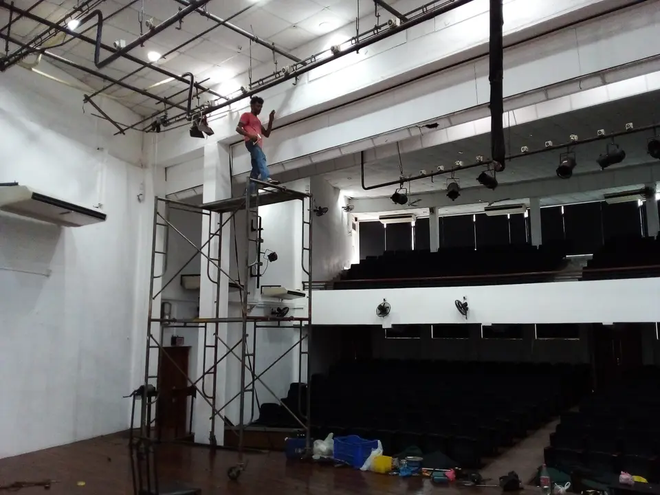 Methodist College, Colombo 03 — stage curtain project photograph 1