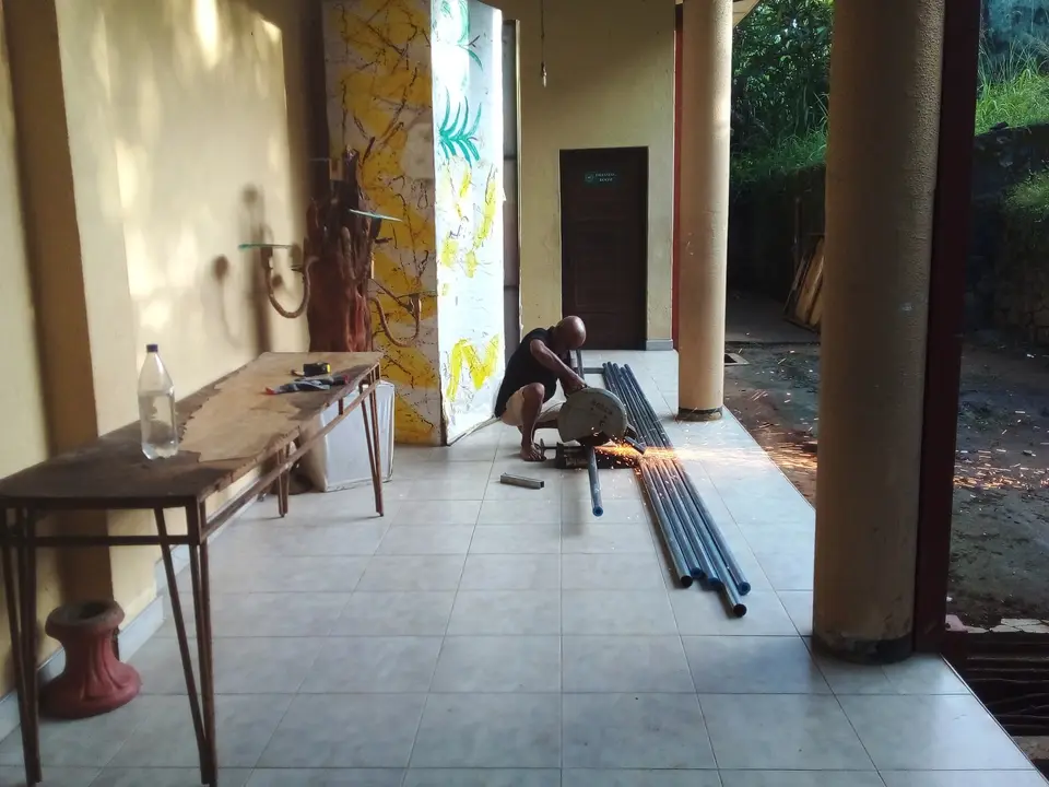 National Youth Services Council, Mirigama Training Center — stage curtain project photograph 6