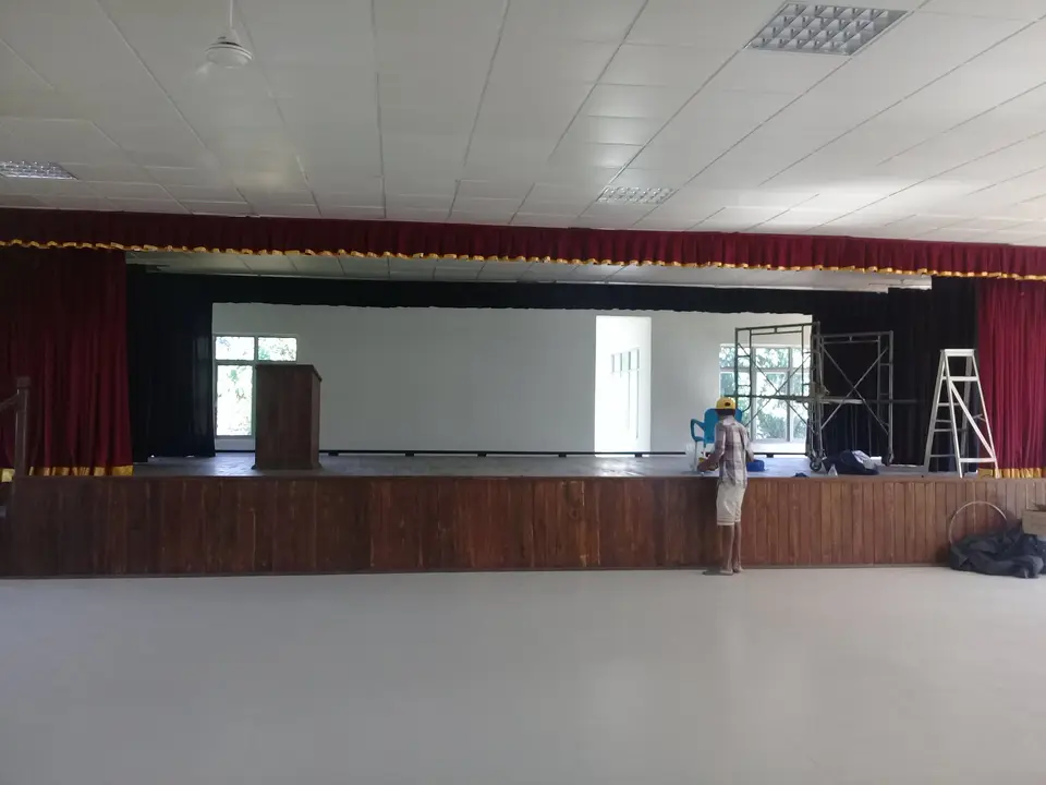 Palindanuwara Pradeshiya Sabha — stage curtain project photograph 9