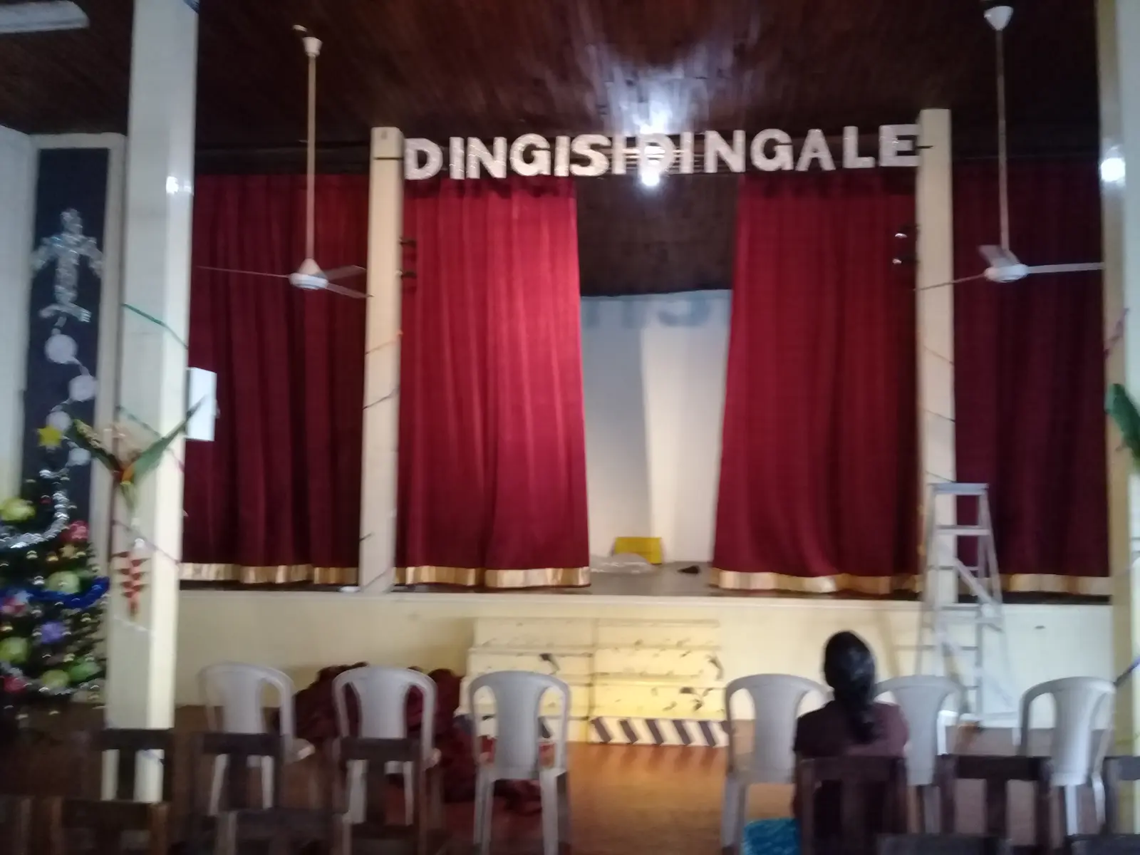 St. Mary and St. John Community Centre — stage curtain project photograph 3