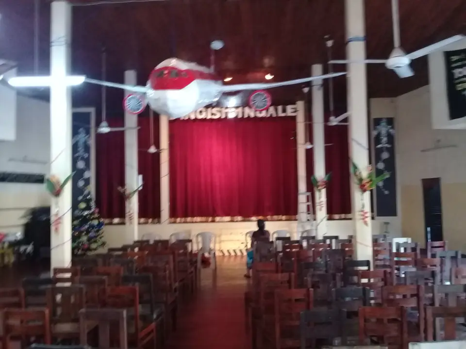 St. Mary and St. John Community Centre — stage curtain project photograph 4