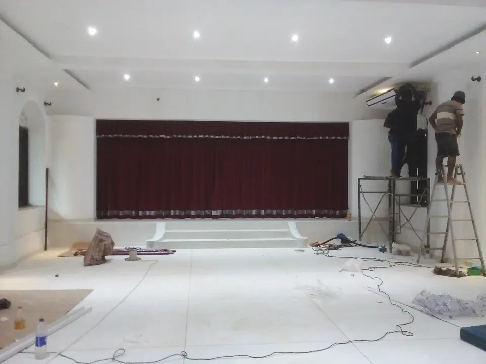 St. Mary’s Convent, Matara — stage curtain project photograph 5
